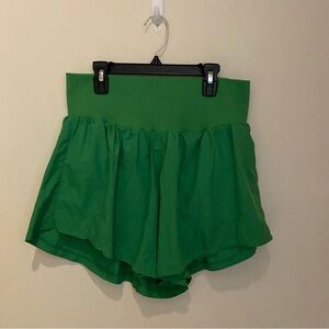 Free People Movement Green Shorts
